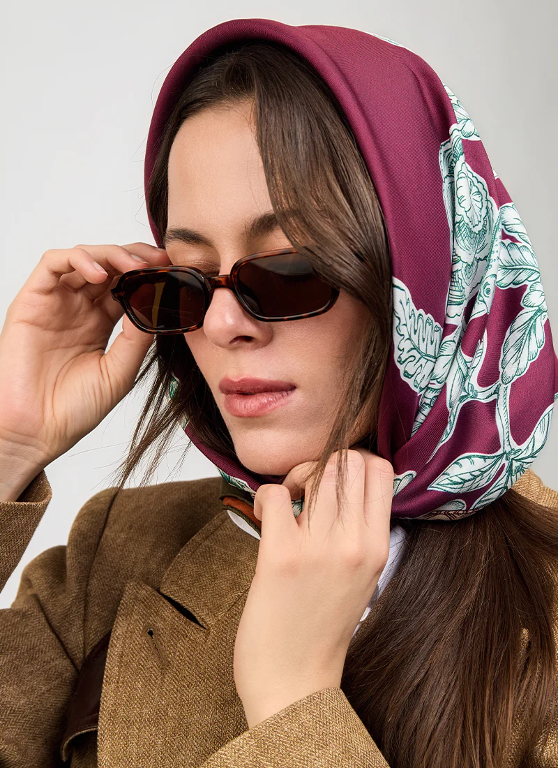 Rose Garden Silk Scarf - Image 2