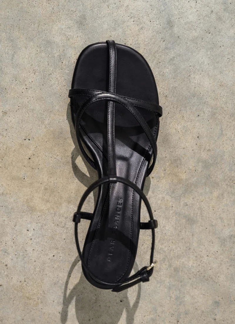 Tee Leather Heeled Sandal - Image 4