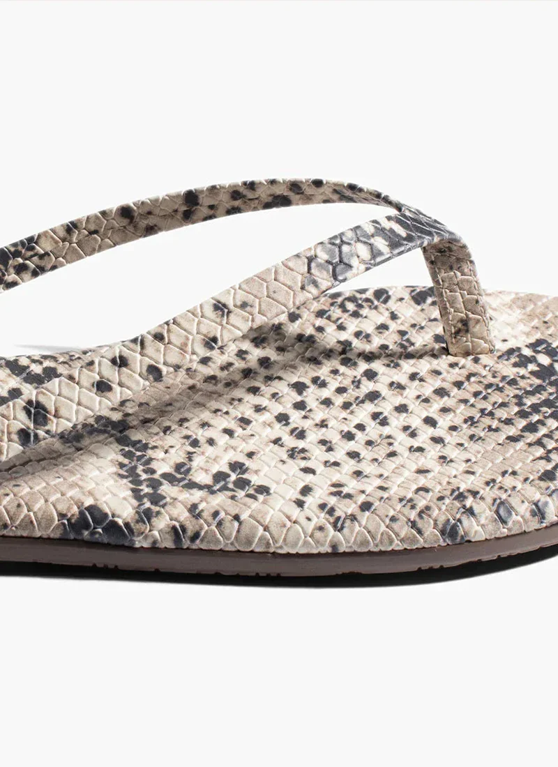 Round Toe Lily Exotic Sandals - Image 4