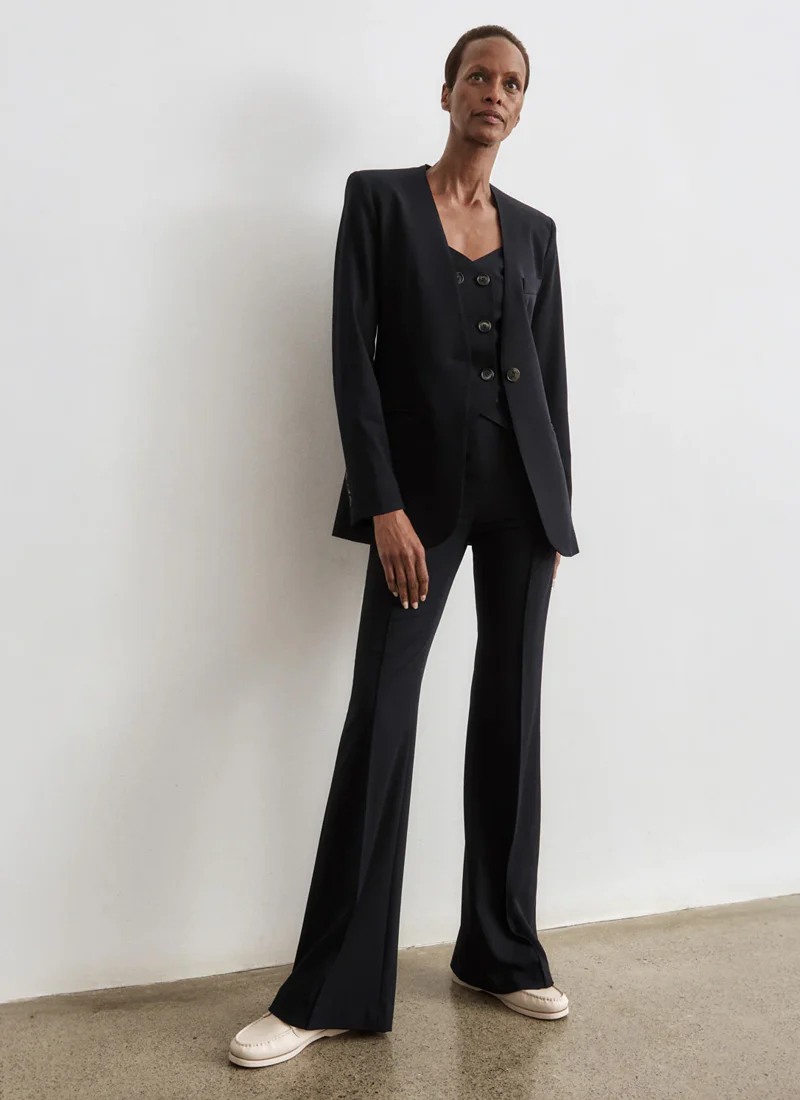 Collarless Blazer - Image 4