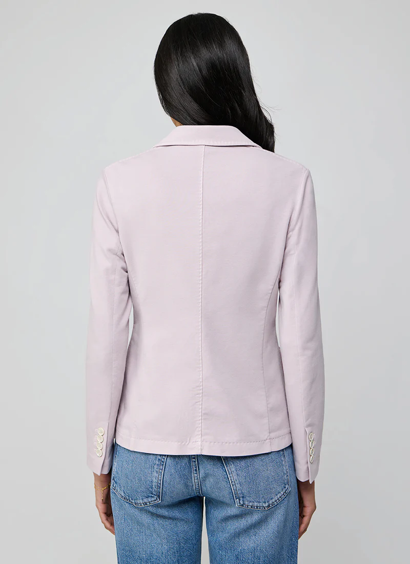 Fleece Light Dyed 2 Button Pocket Slim Fit Blazer - Image 3