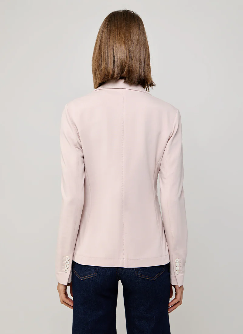 Fleece Light Dyed 2 Button Pocket Slim Fit Blazer - Image 2