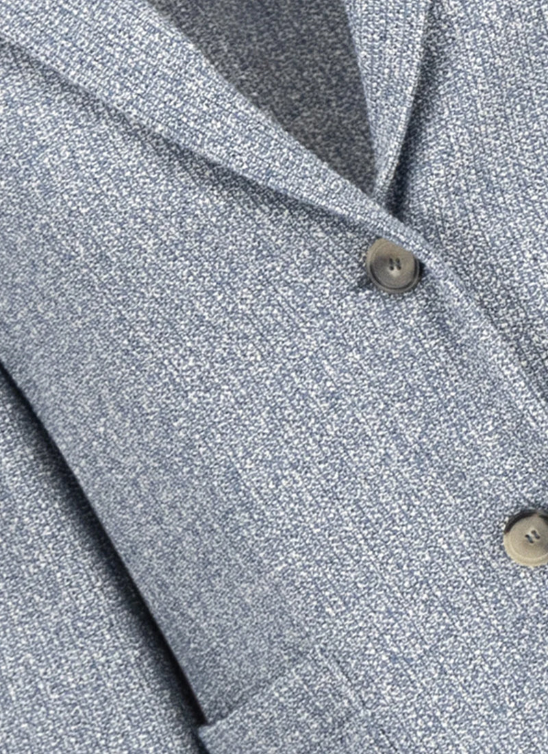 Standup Collar Bicolour Blazer - Image 5