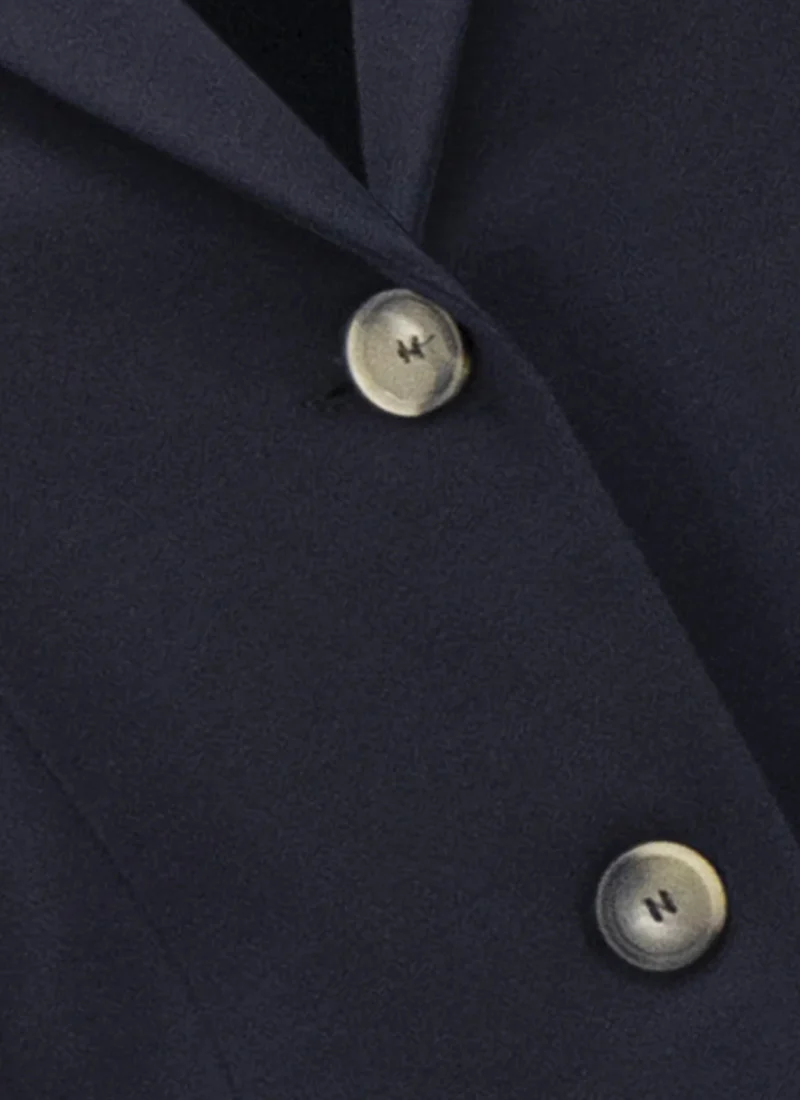 Stand Up Collar Honeycomb Blazer - Image 3
