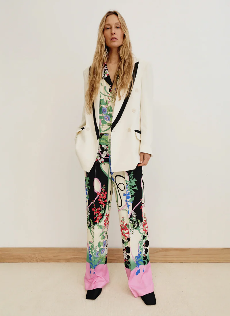 Taped DB Peaked Lapel Blazer - Image 5