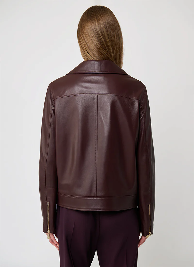 Leather Biker Jacket - Image 2