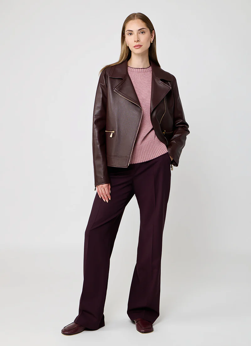 Leather Biker Jacket - Image 5