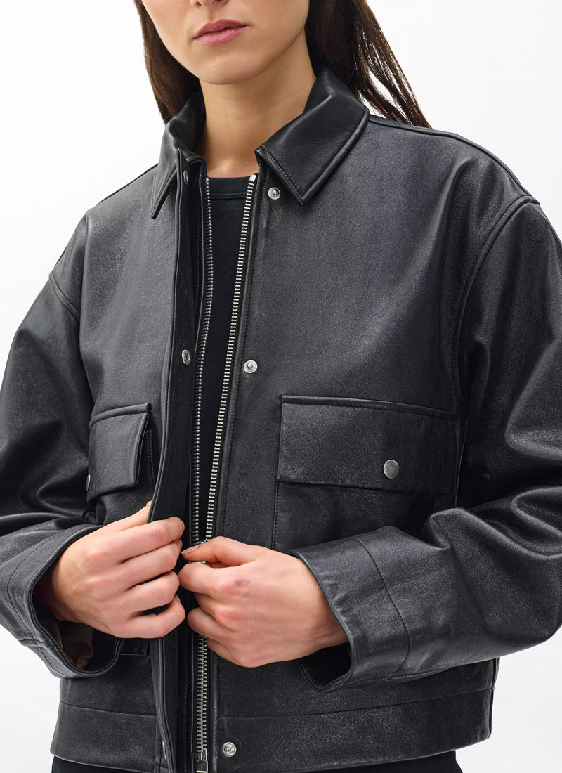 Nonie Leather Jacket - Image 3
