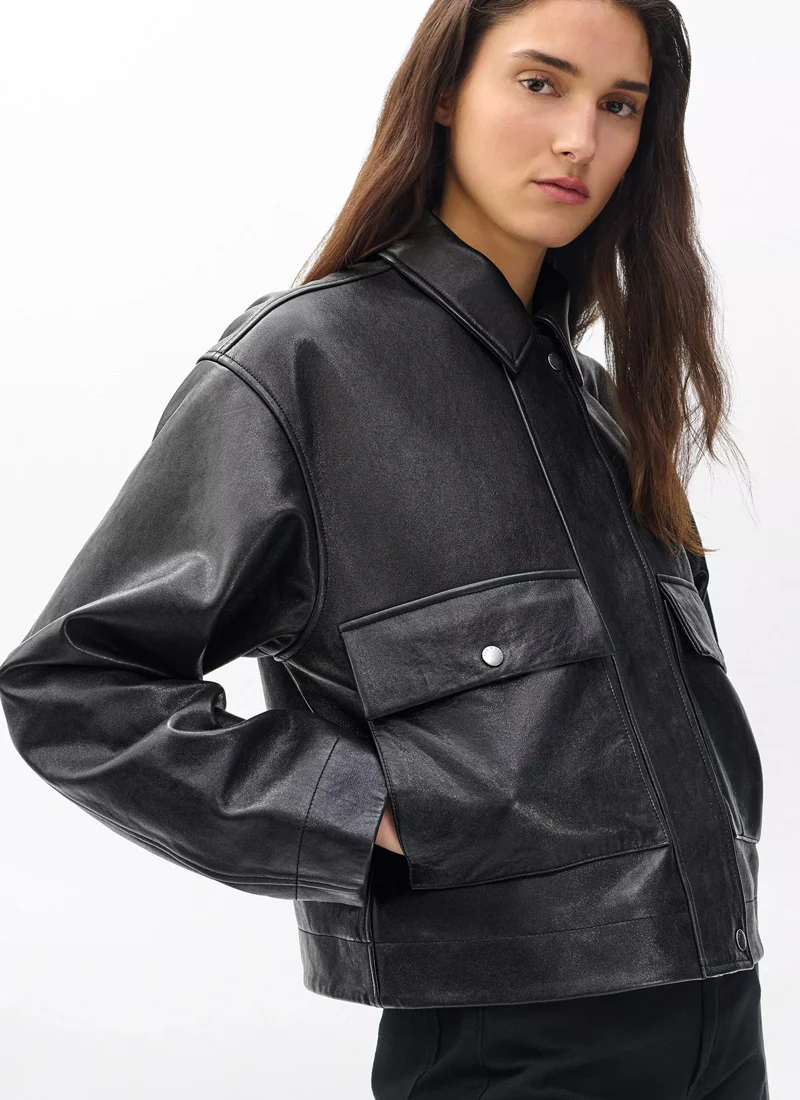 Nonie Leather Jacket - Image 4
