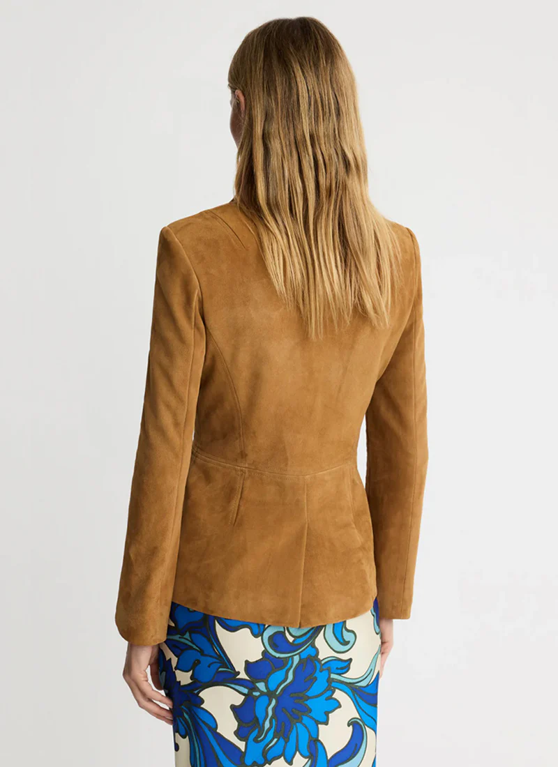 Shrunken Suede Blazer - Image 2