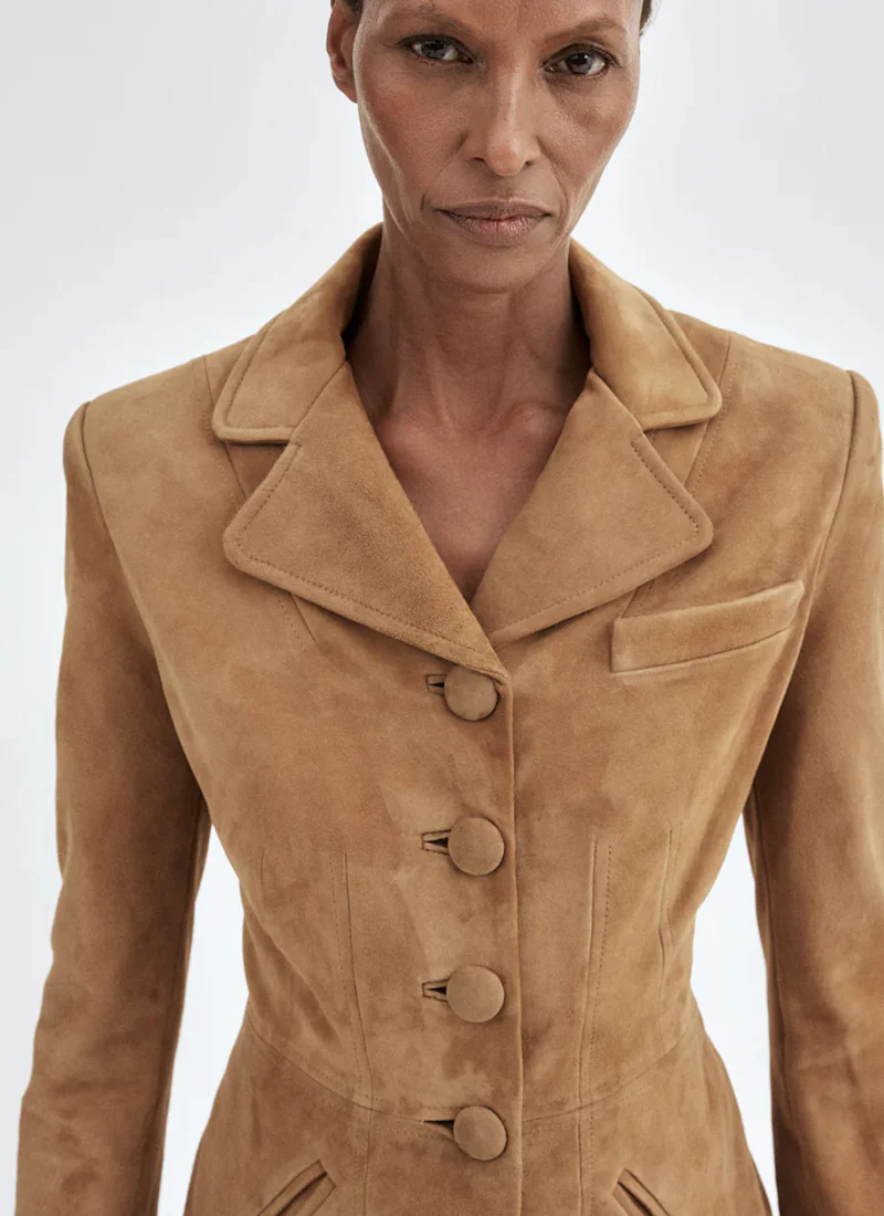 Shrunken Suede Blazer - Image 4