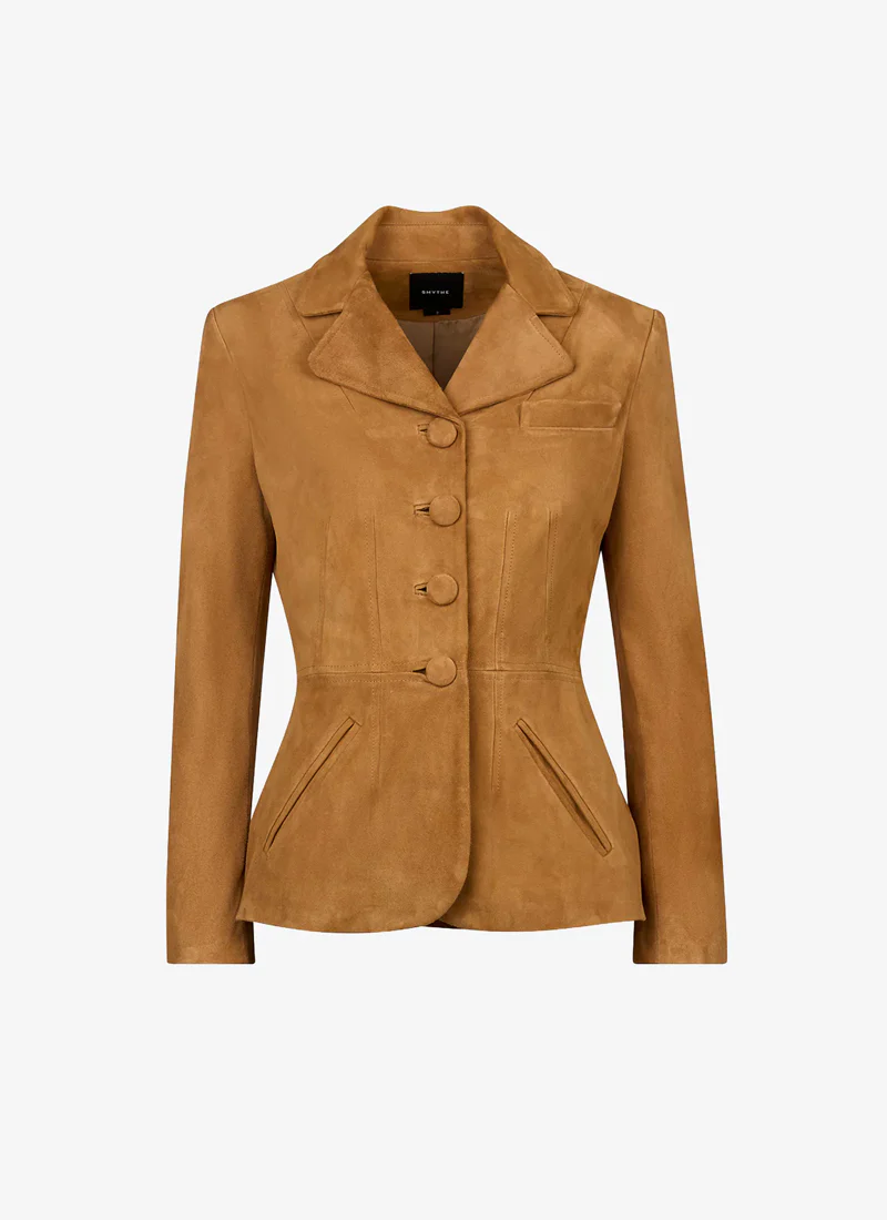 Shrunken Suede Blazer - Image 5