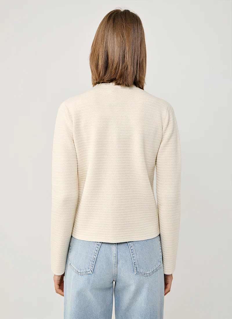 Cotton Wool Crewneck Jacket - Image 4