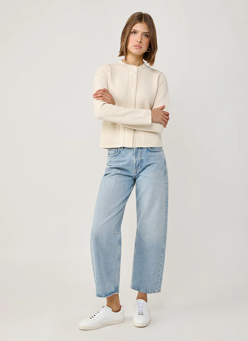 Cotton Wool Crewneck Jacket - Image 5