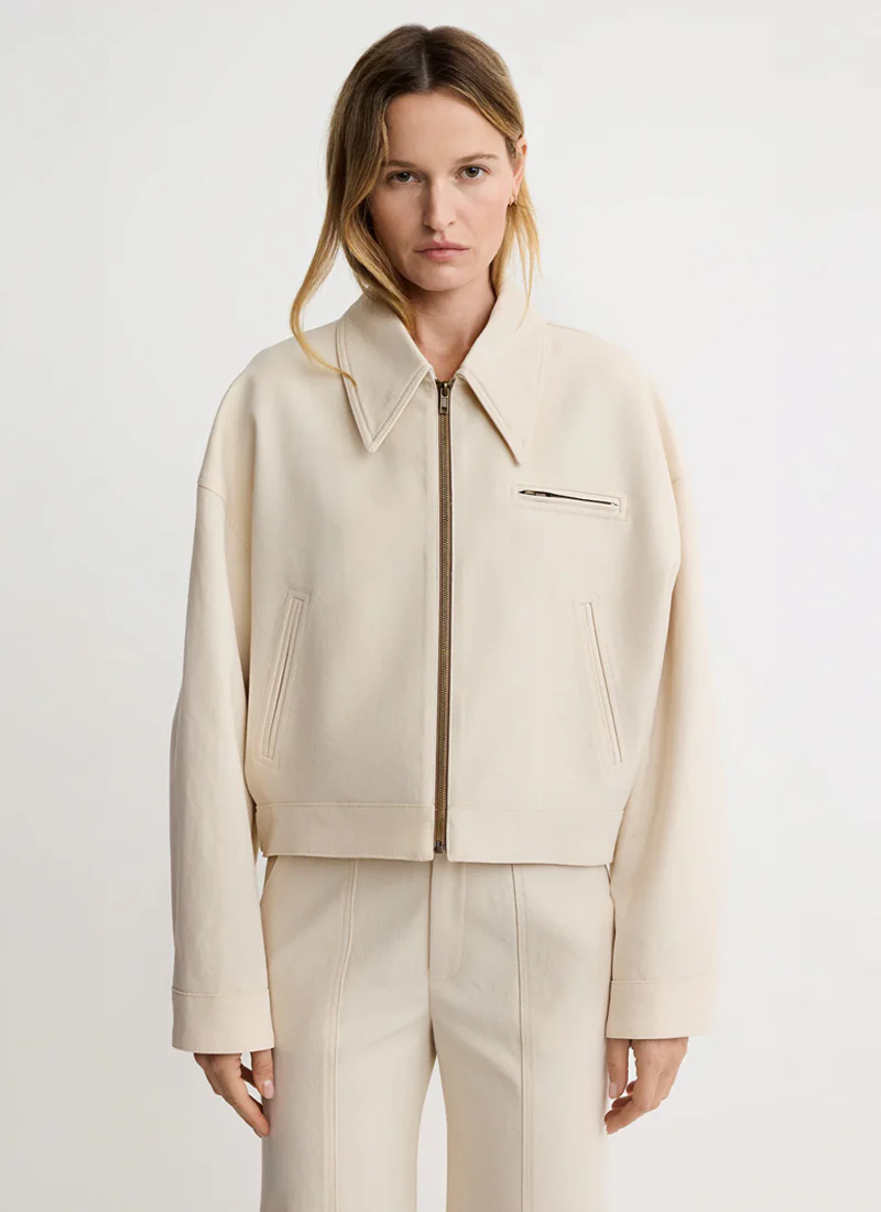 Crop Zip Jacket