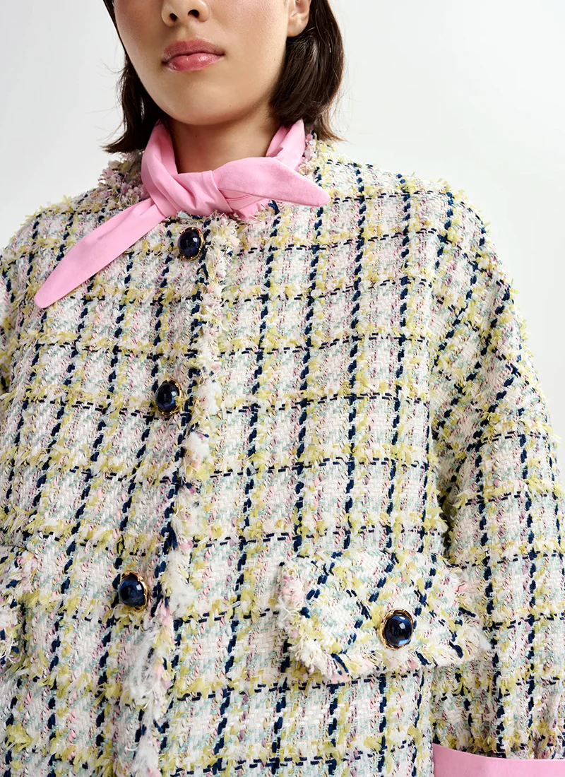 Jayden Boxy Cropped Jacket - Image 4