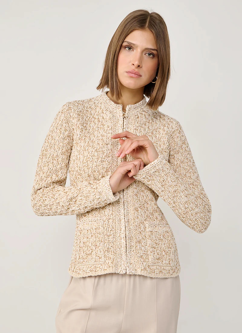 Tweed Effect Jacket - Image 3