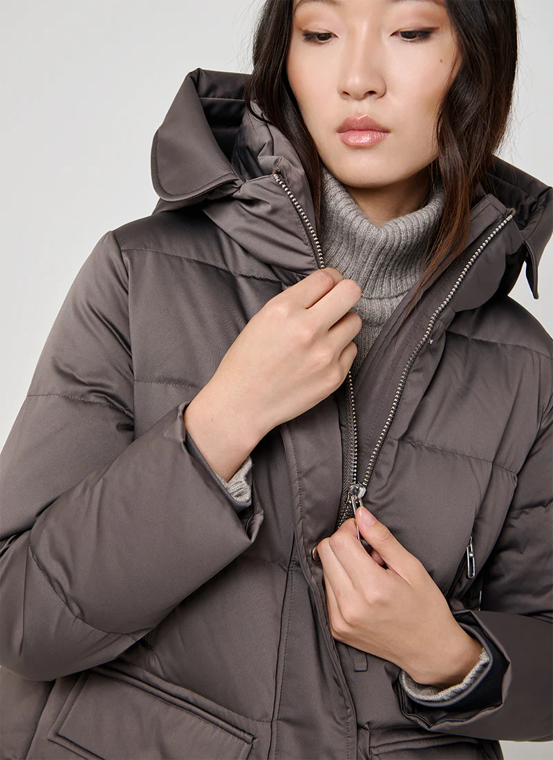 Circe Long Down Coat - Image 3