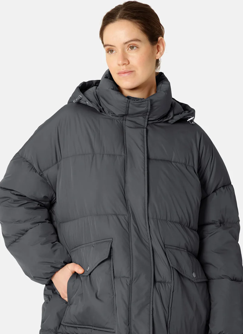 Long Padded Coat - Image 4