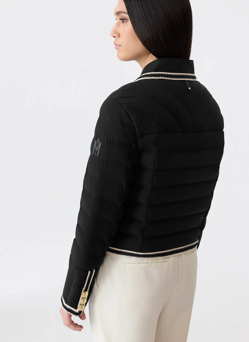 Petunia Crocheted Trim Down Jacket - Image 4