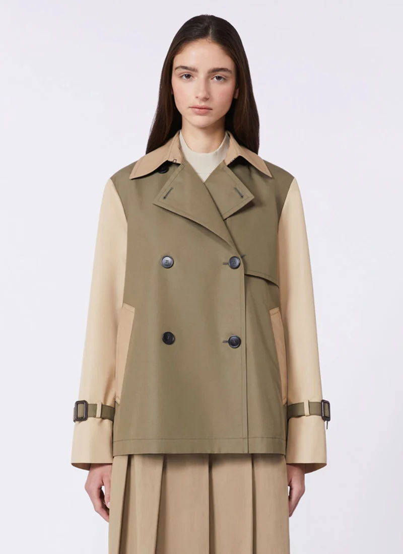 Biglia Gaberdine Short Trench Coat