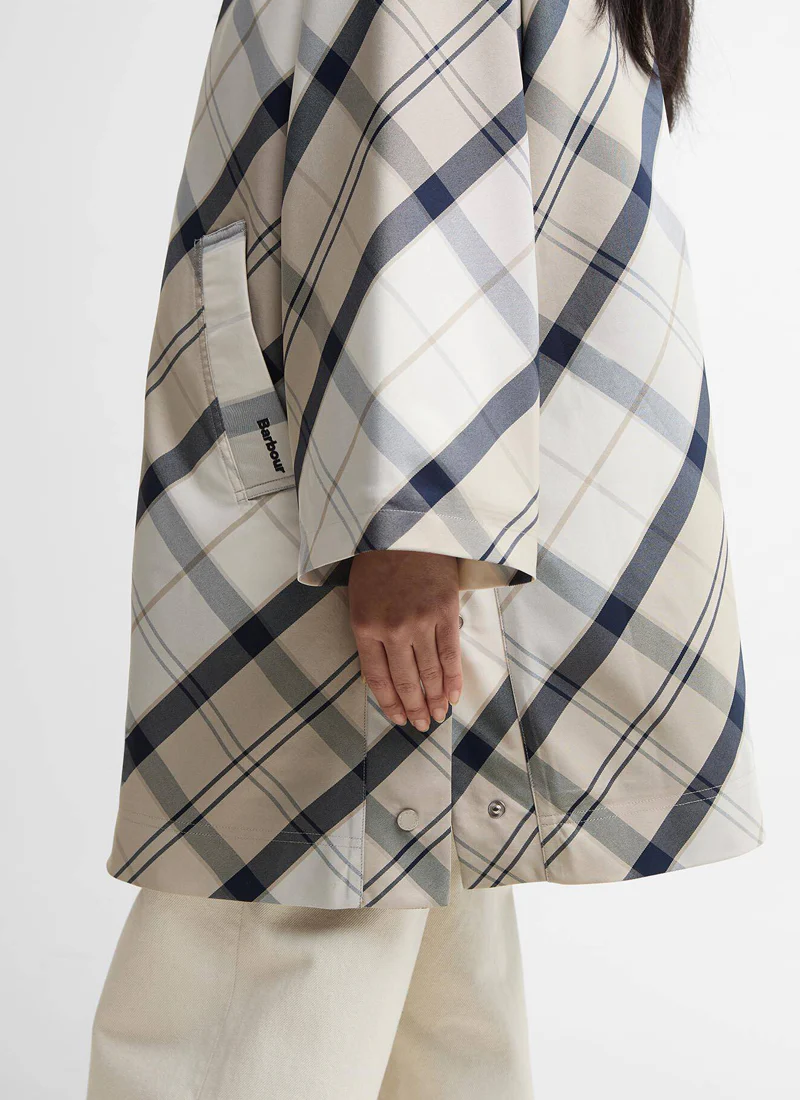 Kinsale Tartan Showerproof Cape - Image 4