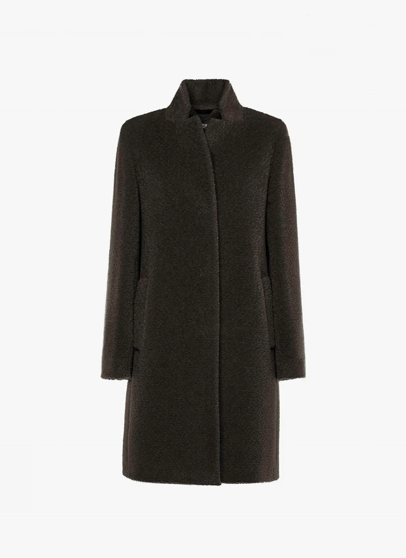Alpaca Notch Collar Coat - Image 6