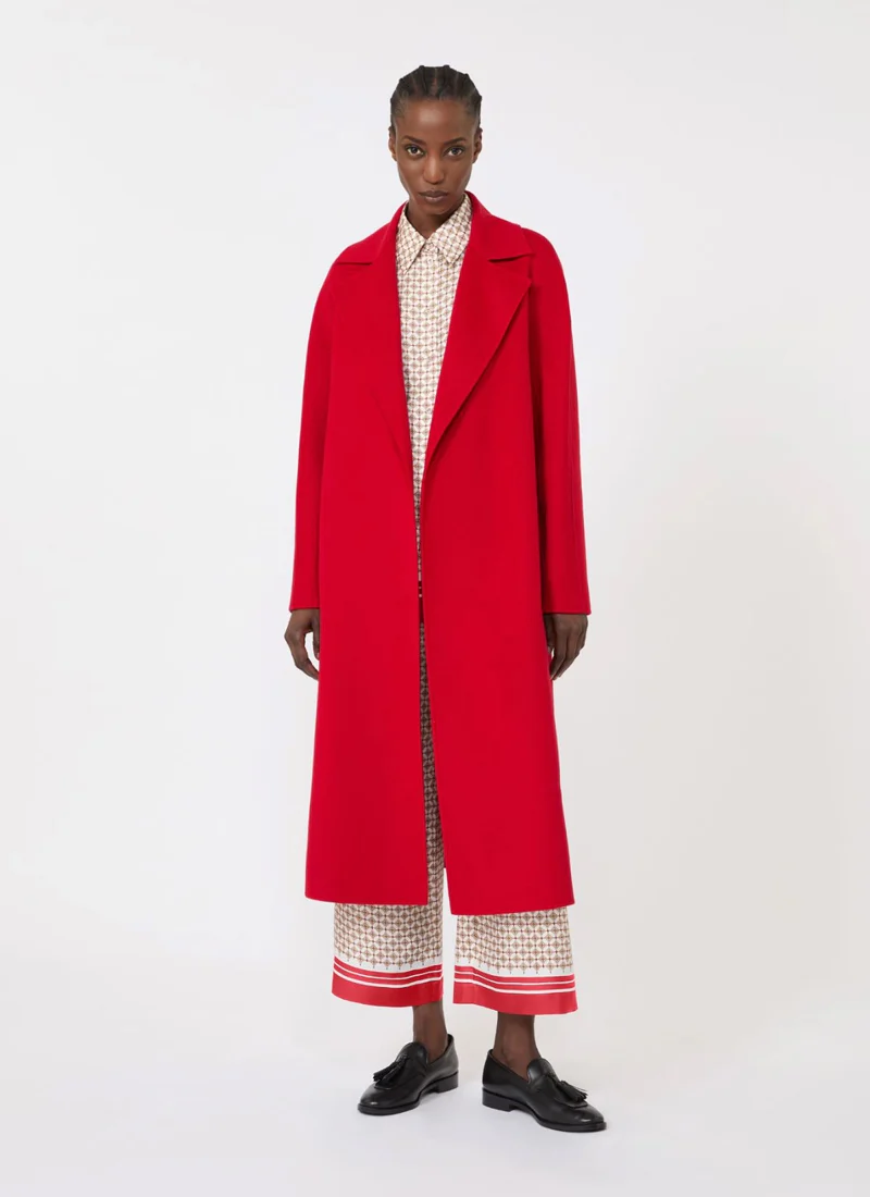 Civada Doppio Wool Wrap Coat - Image 4