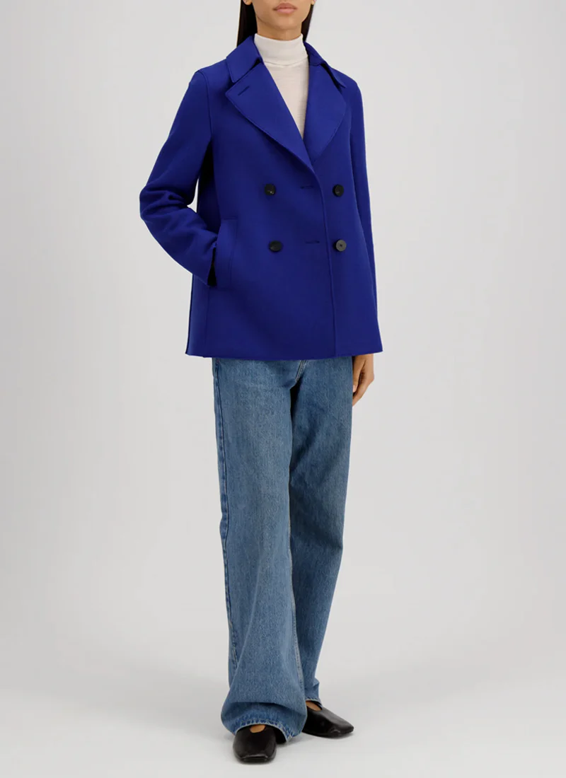 Pressed Wool Peacoat - Image 3