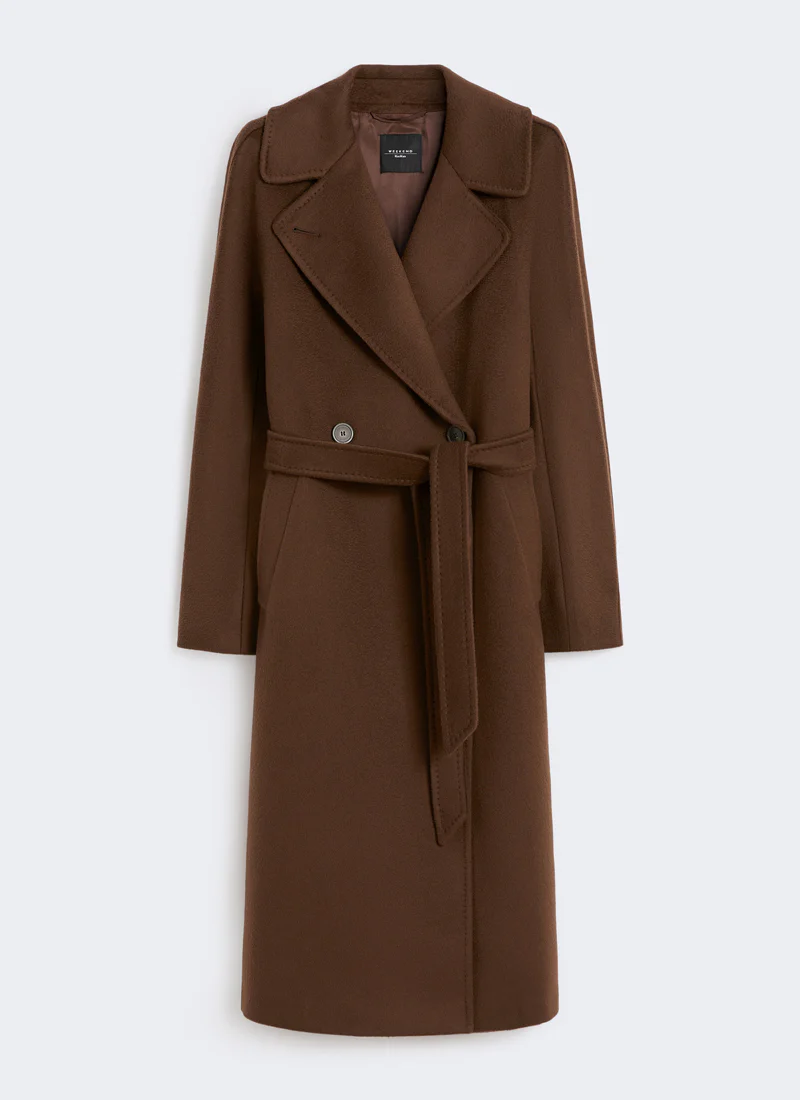 Resina Wool Wrap Coat - Image 4