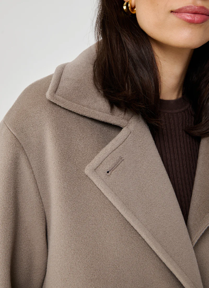 Alpaca Double Breasted Coat - Image 4