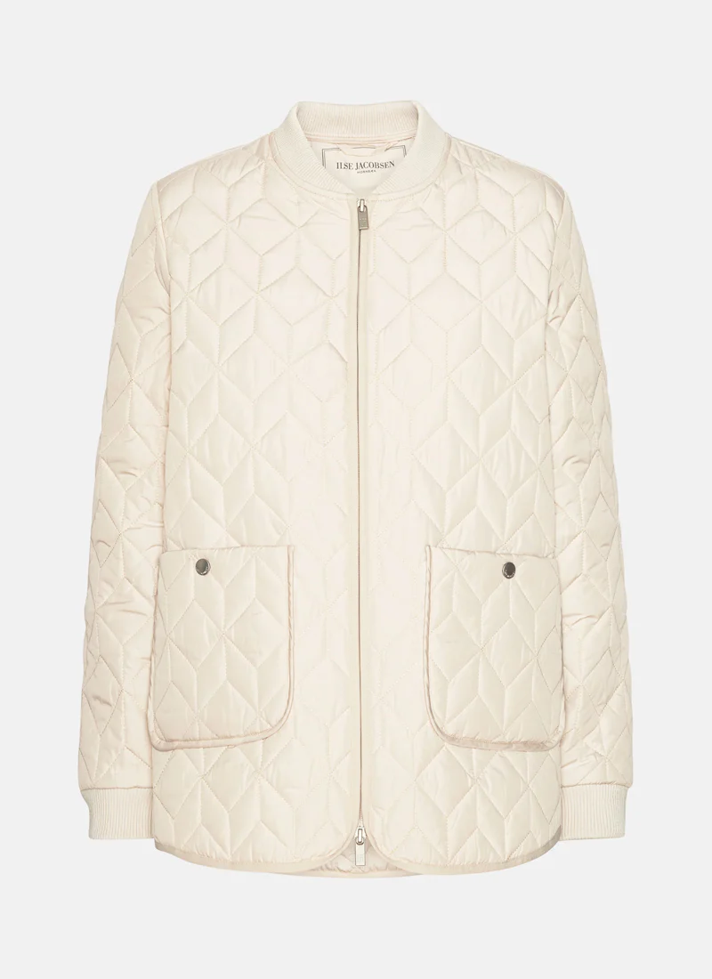 Short Diamond Quilt Jacket - Image 5
