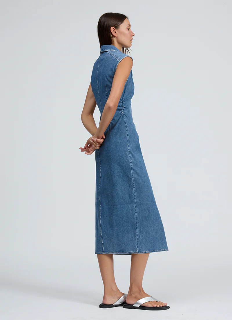 Airflex Leah Denim Midi Dress - Image 2