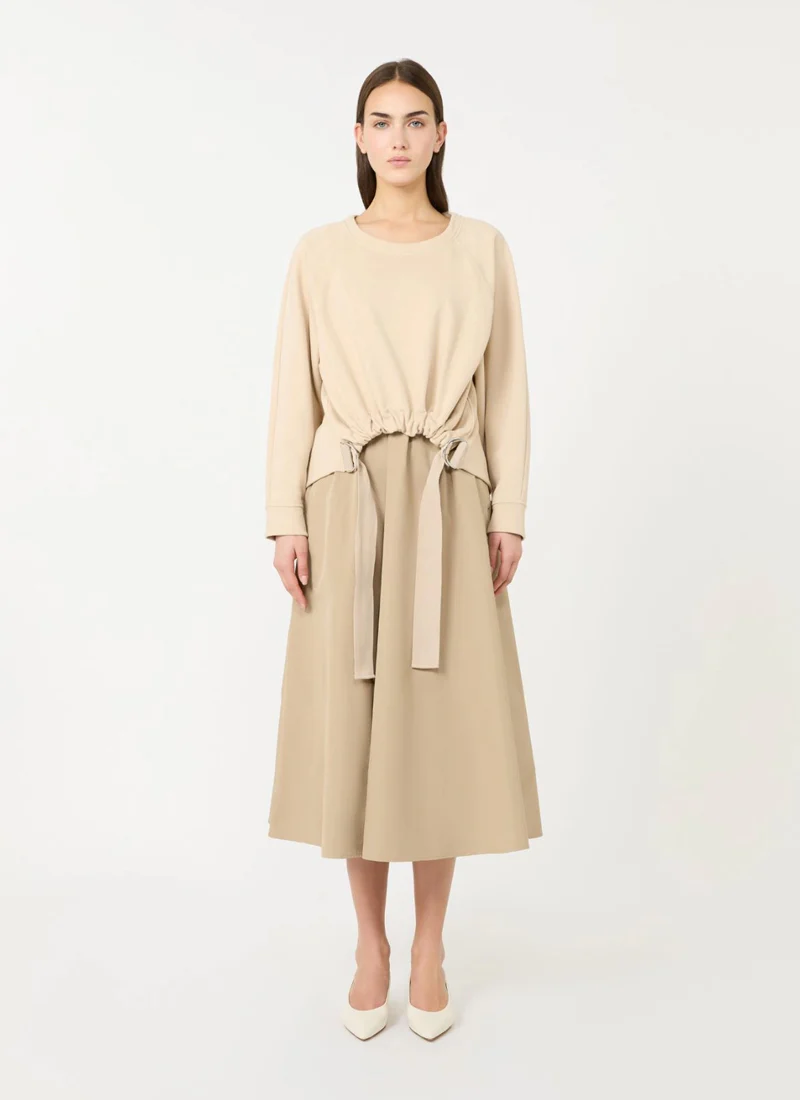 Destino Jersey Double Layer Dress - Image 3