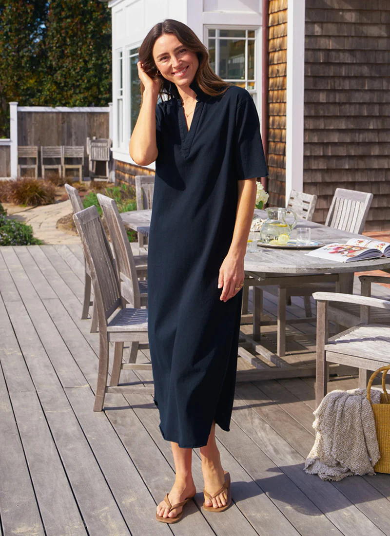Emma Popover Henley Maxi Dress - Image 4