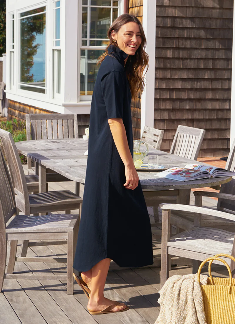 Emma Popover Henley Maxi Dress - Image 5