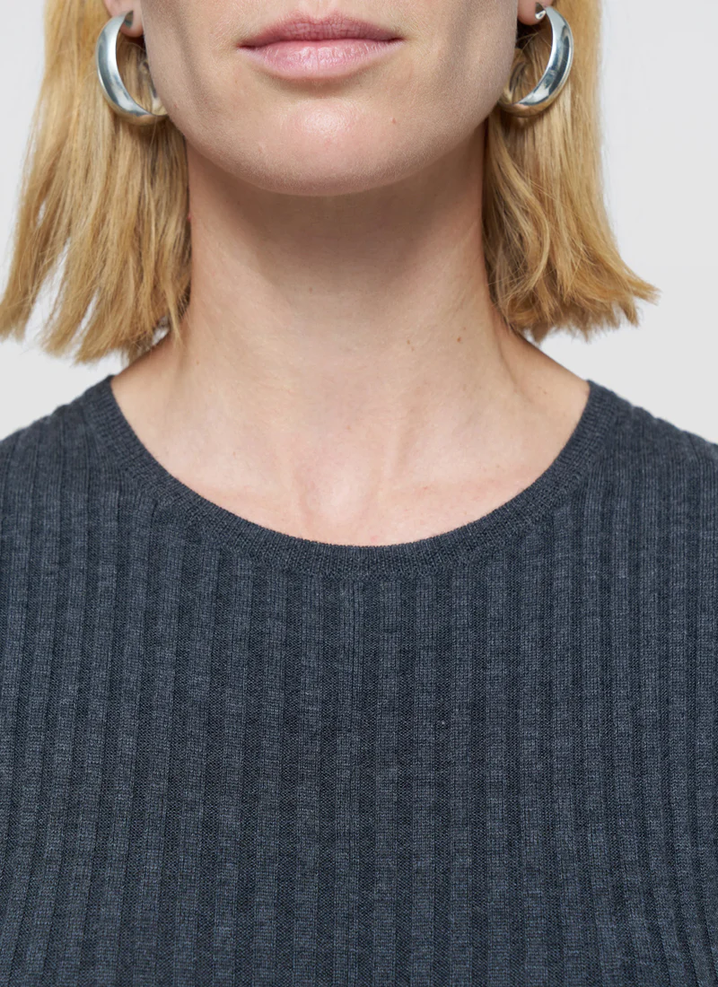 Merino Rib Dress - Image 3