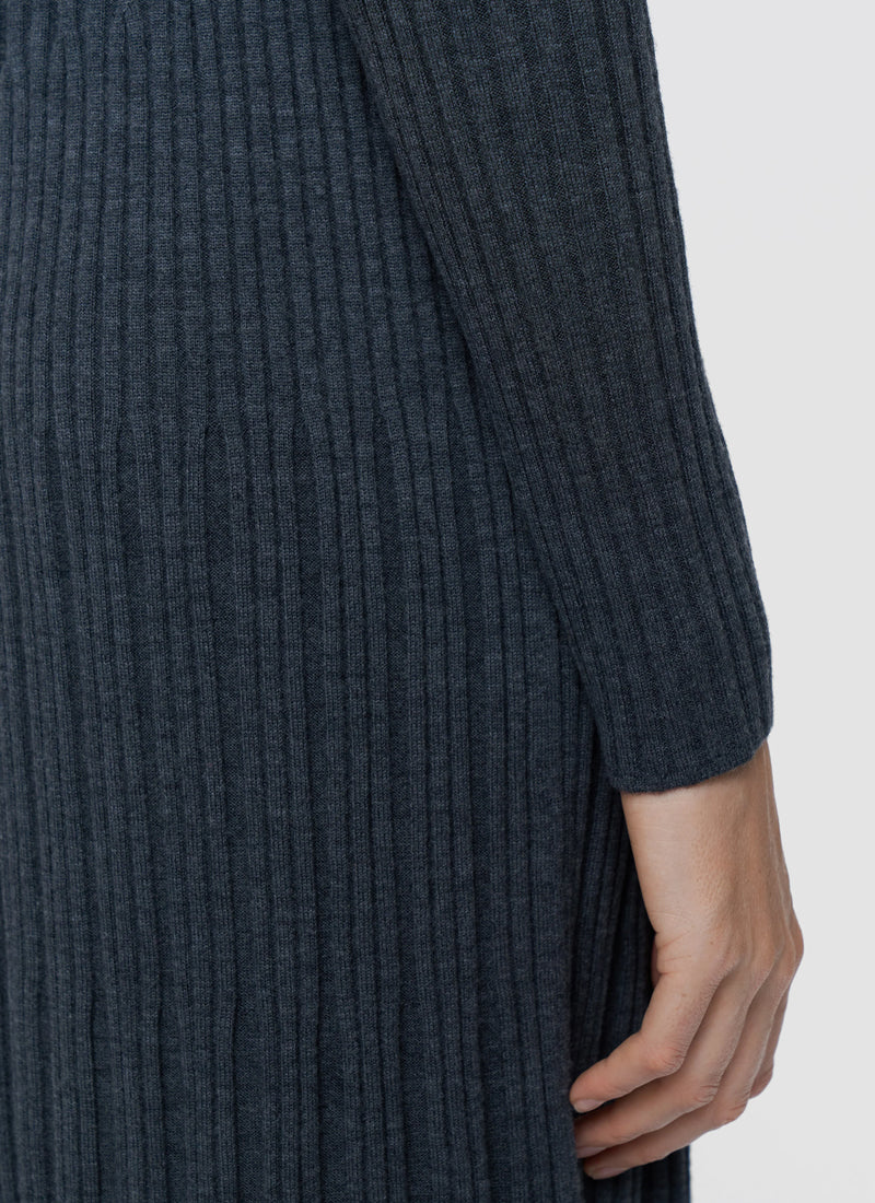 Merino Rib Dress - Image 4