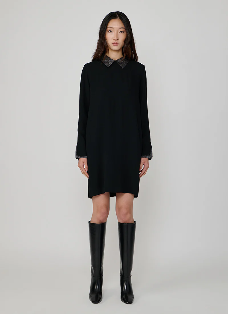 Merlot Collared Dress - Image 3