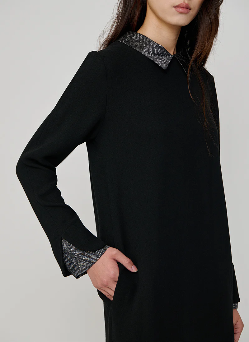 Merlot Collared Dress - Image 4