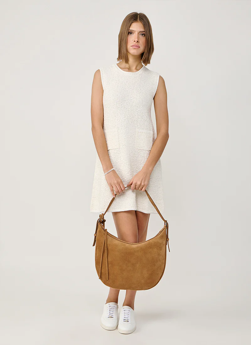 Micro Sequin Boucle Aline Dress - Image 3