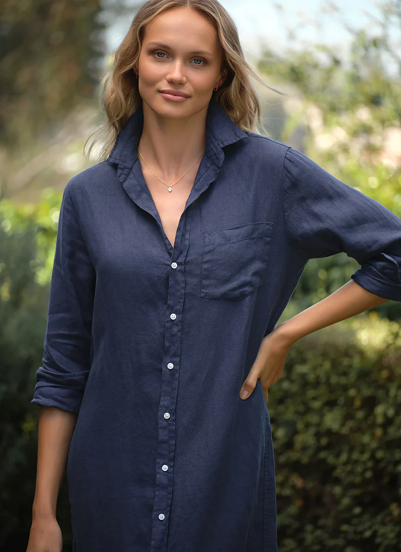 Rory Linen Maxi Shirtdress - Image 3