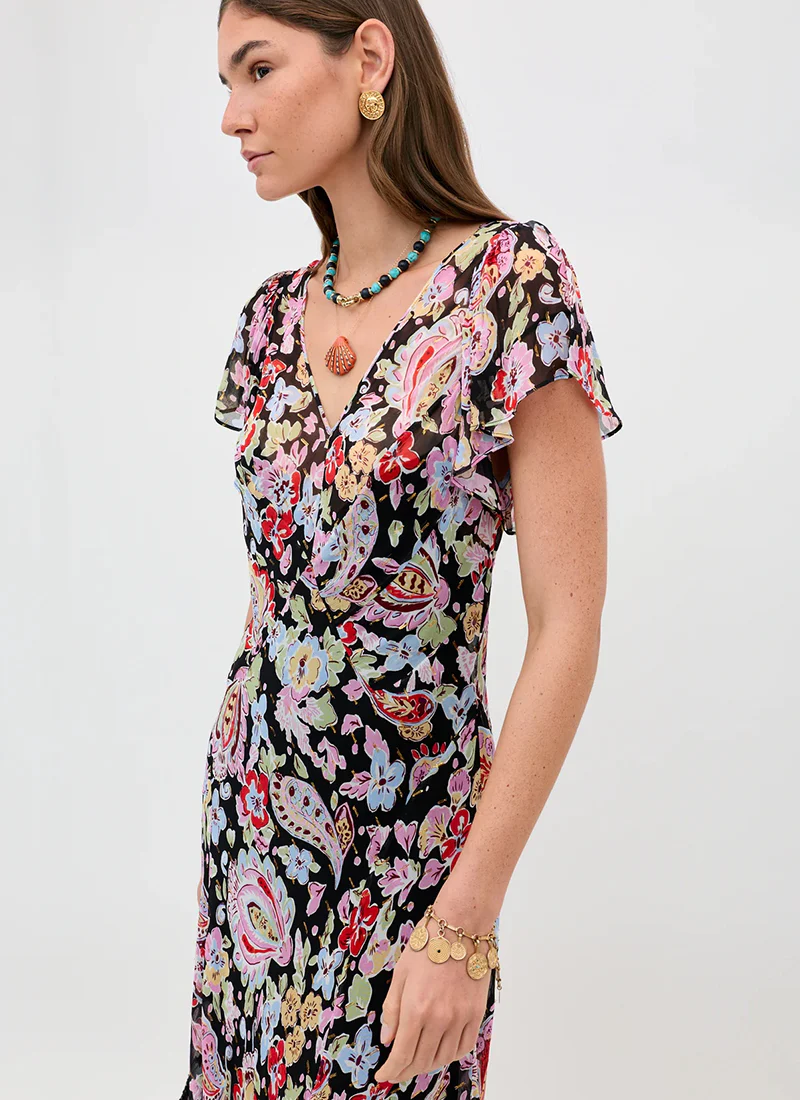 Bexley Lurex Midi Dress - Image 2