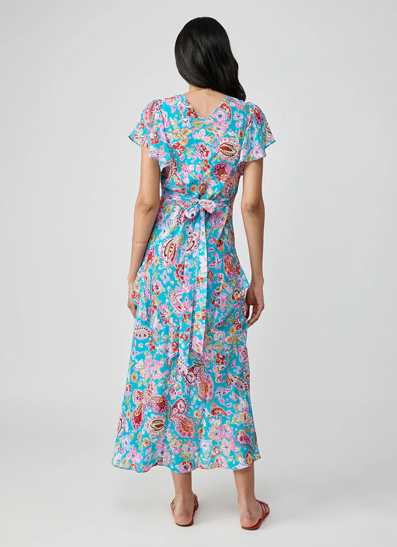 Evie Silk Maxi Dress - Image 3