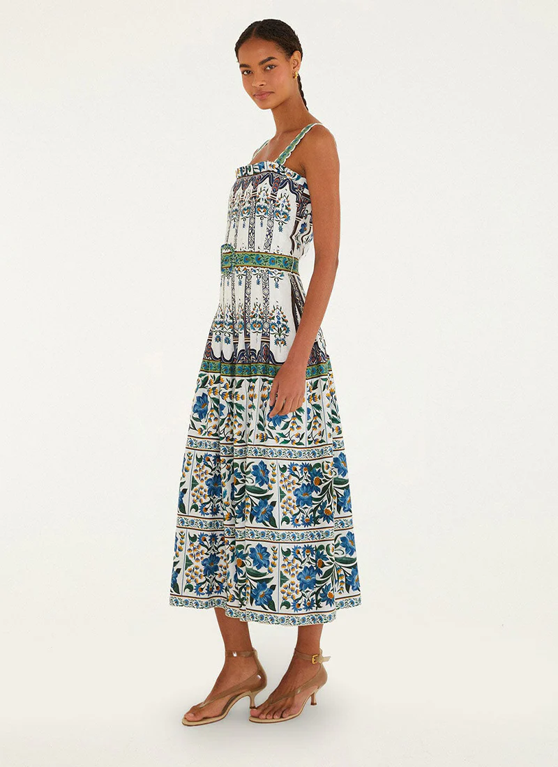 Manoela Belted Maxi Dress - Image 4