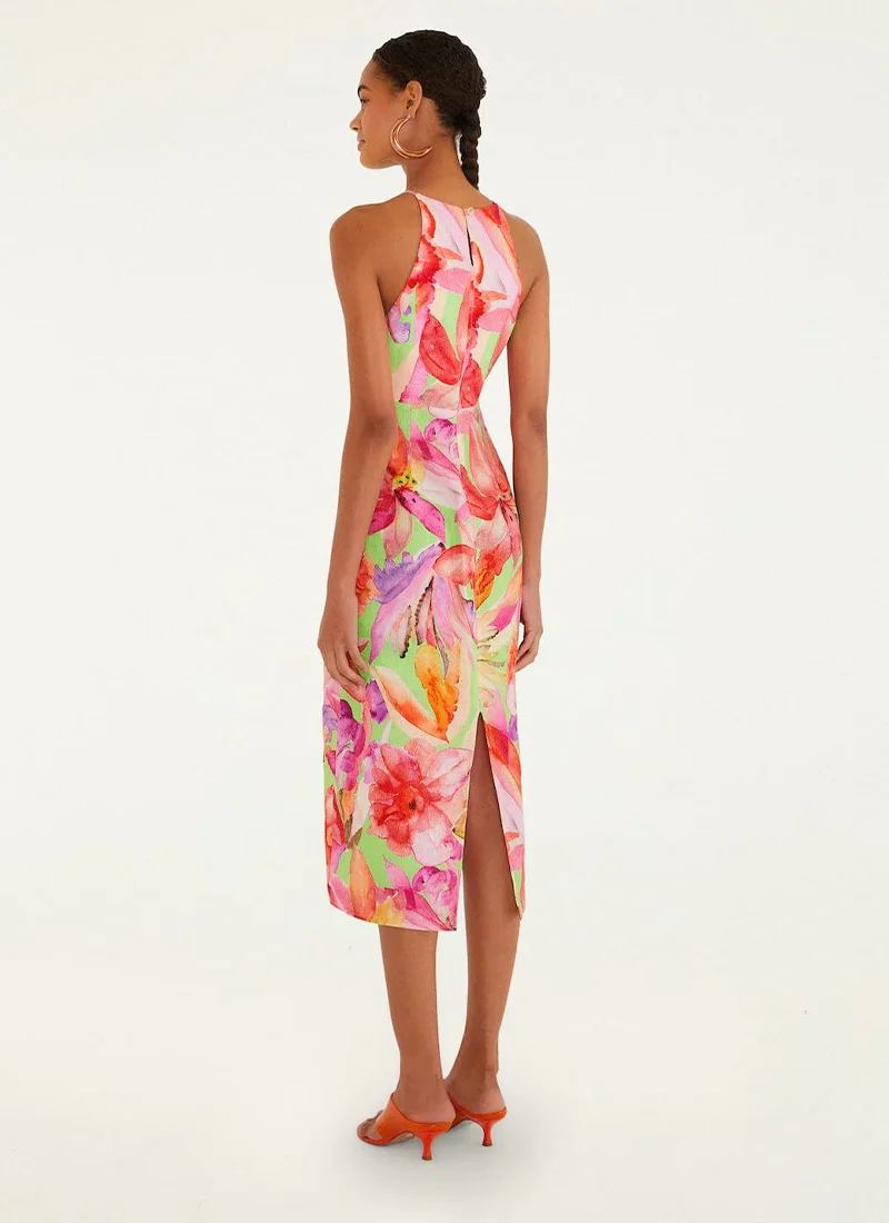 Artsy Flora Midi Dress - Image 2