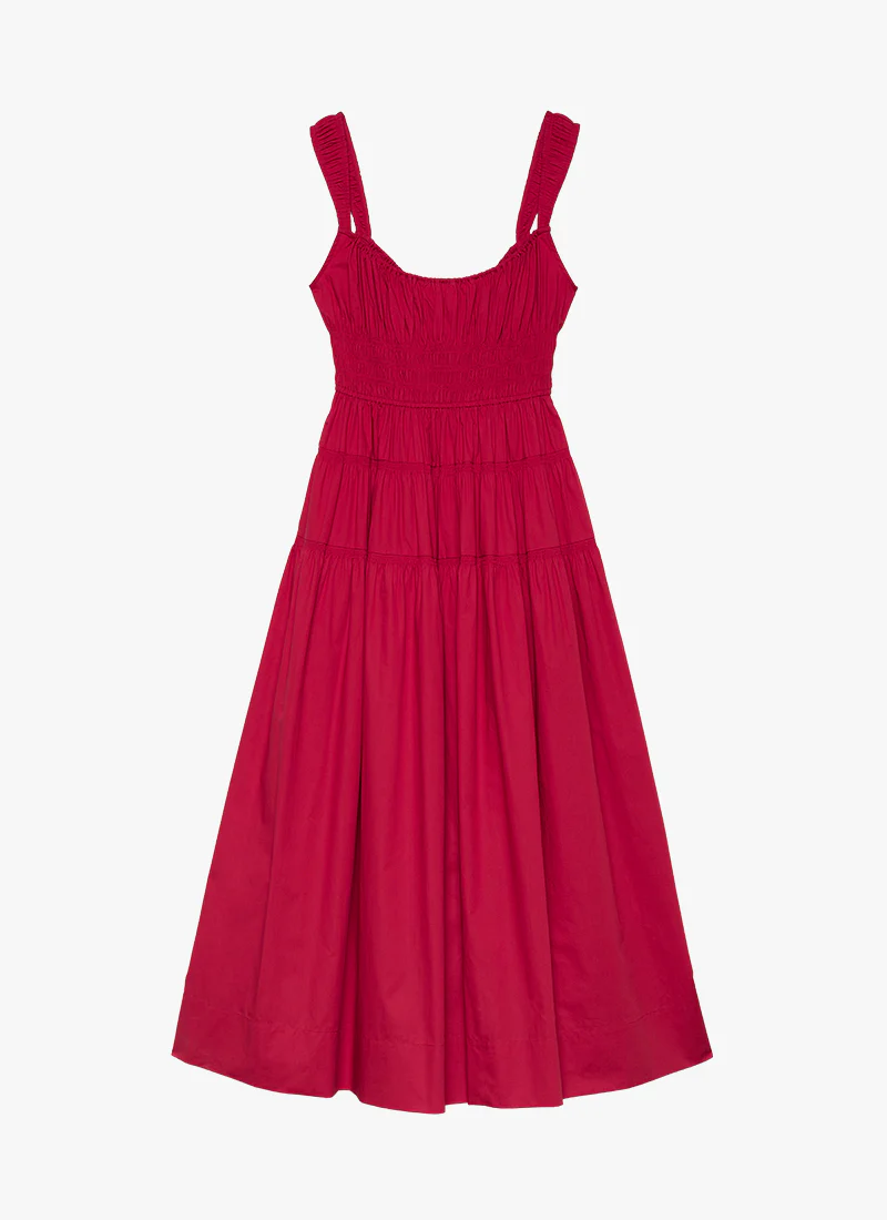 Clover Cotton Midi Dress - Image 3