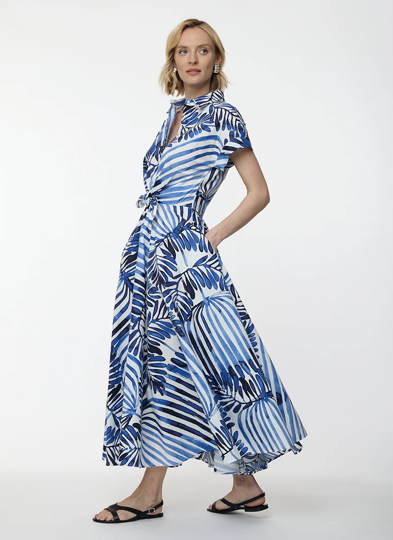 Drareen Tied Waist Shirt Dress - Image 4