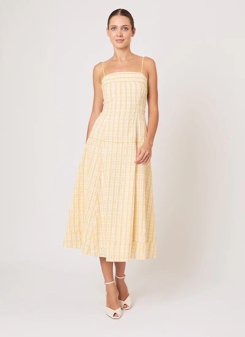 Drop Me A Note Midi Dress - Image 4