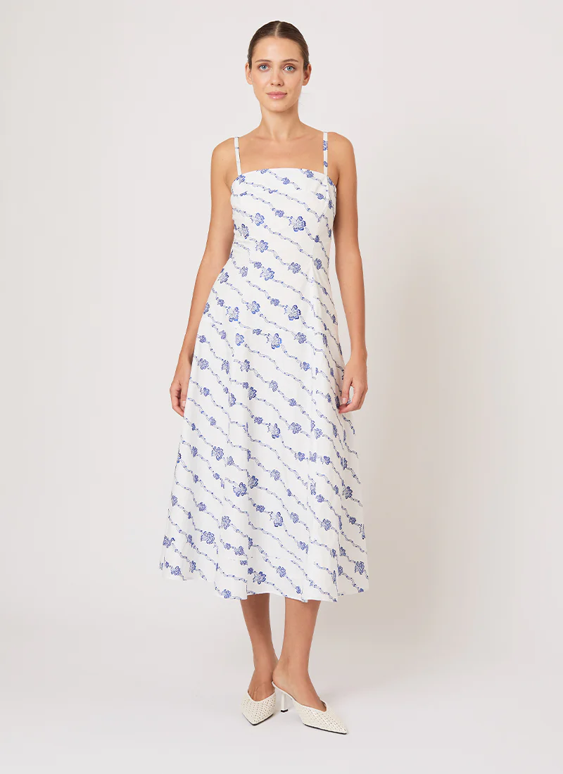 Drop Me A Note Midi Dress
